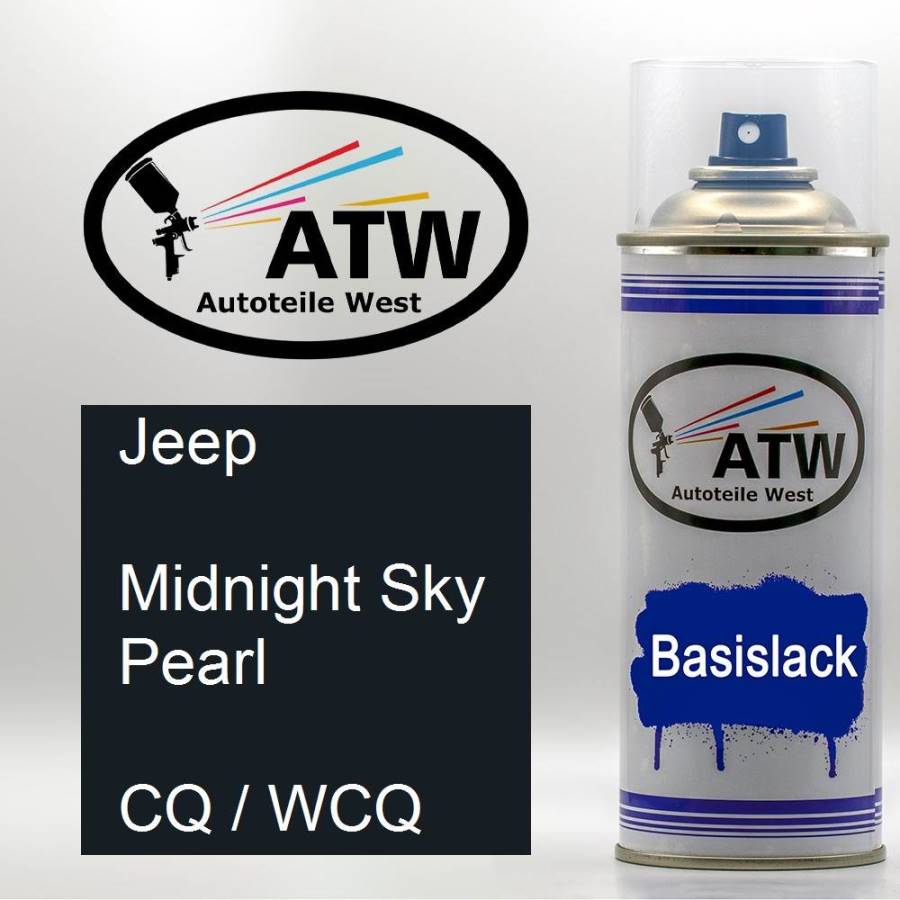 Jeep, Midnight Sky Pearl, CQ / WCQ: 400ml Sprühdose, von ATW Autoteile West.